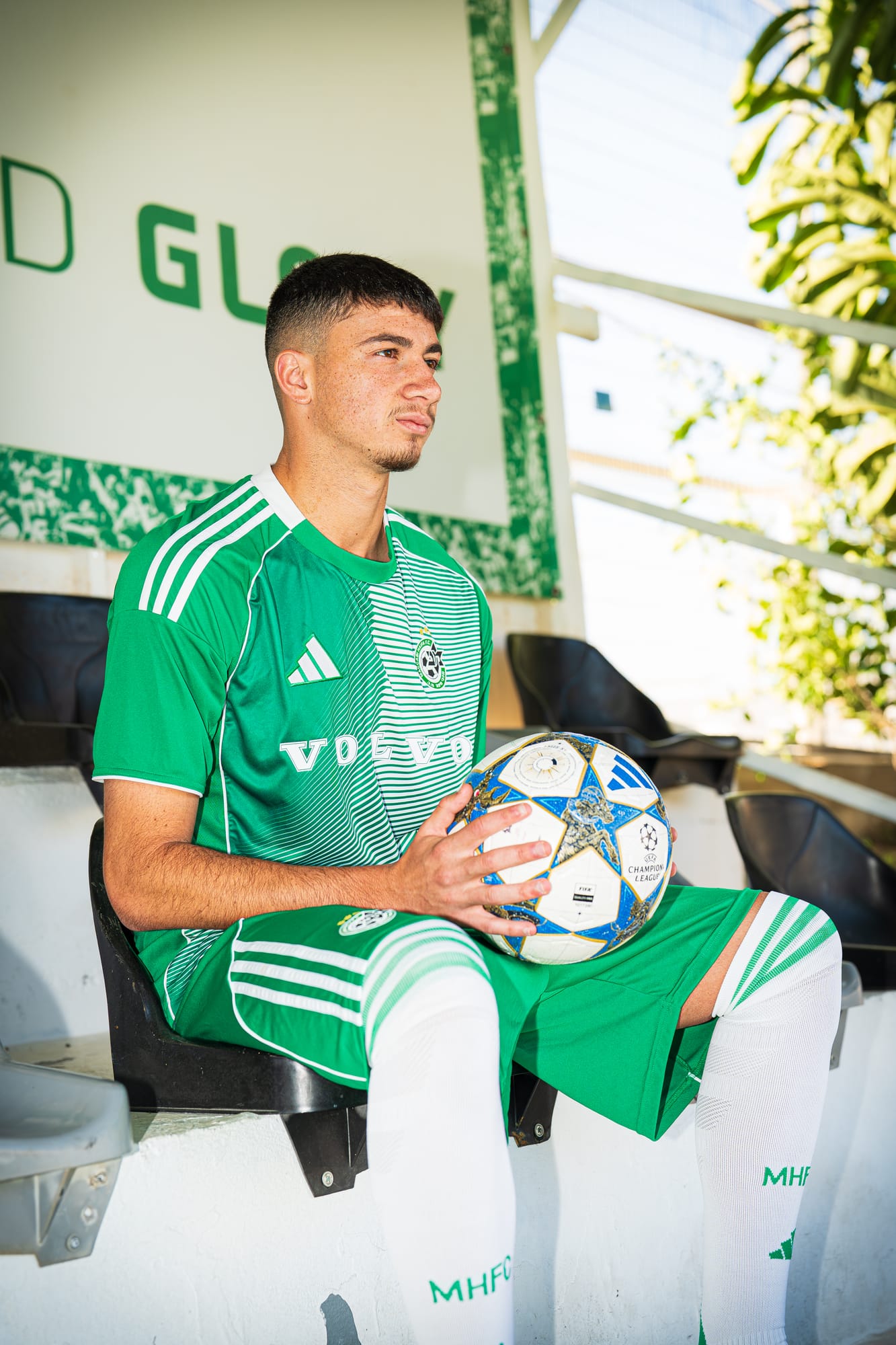 Champions League — player with the Champions League ball