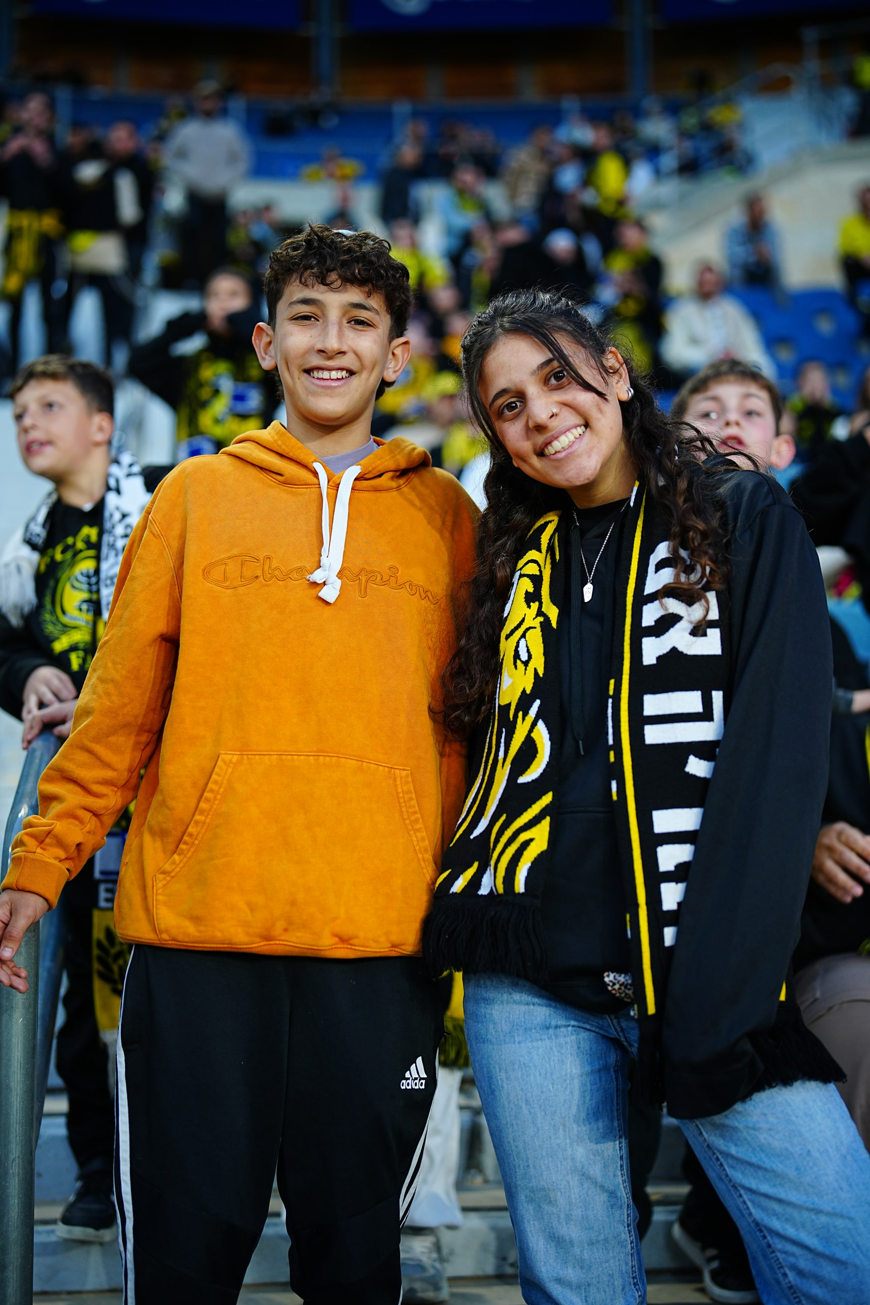 Beitar Jerusalem fans in the stands