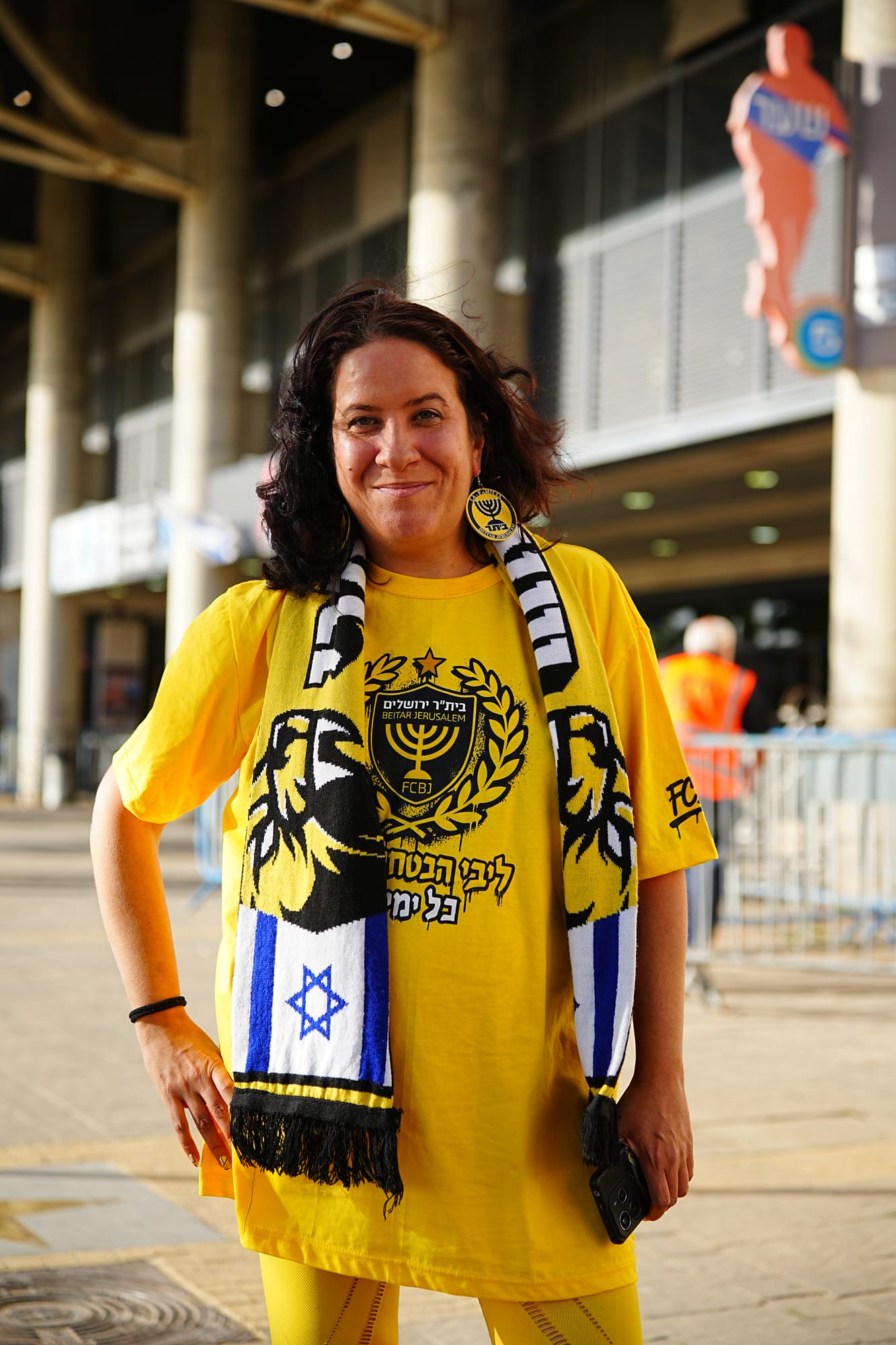 Beitar supporters in the stands