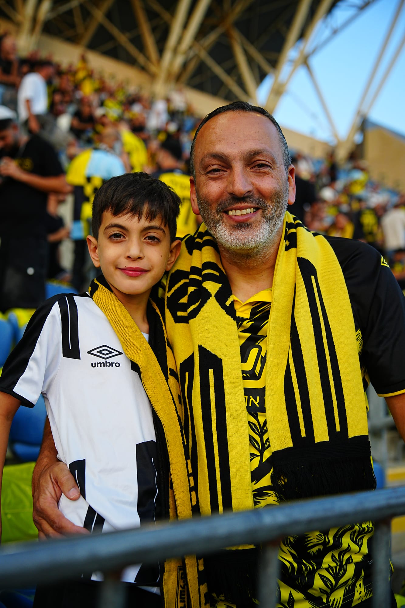 Beitar faithful in the stand