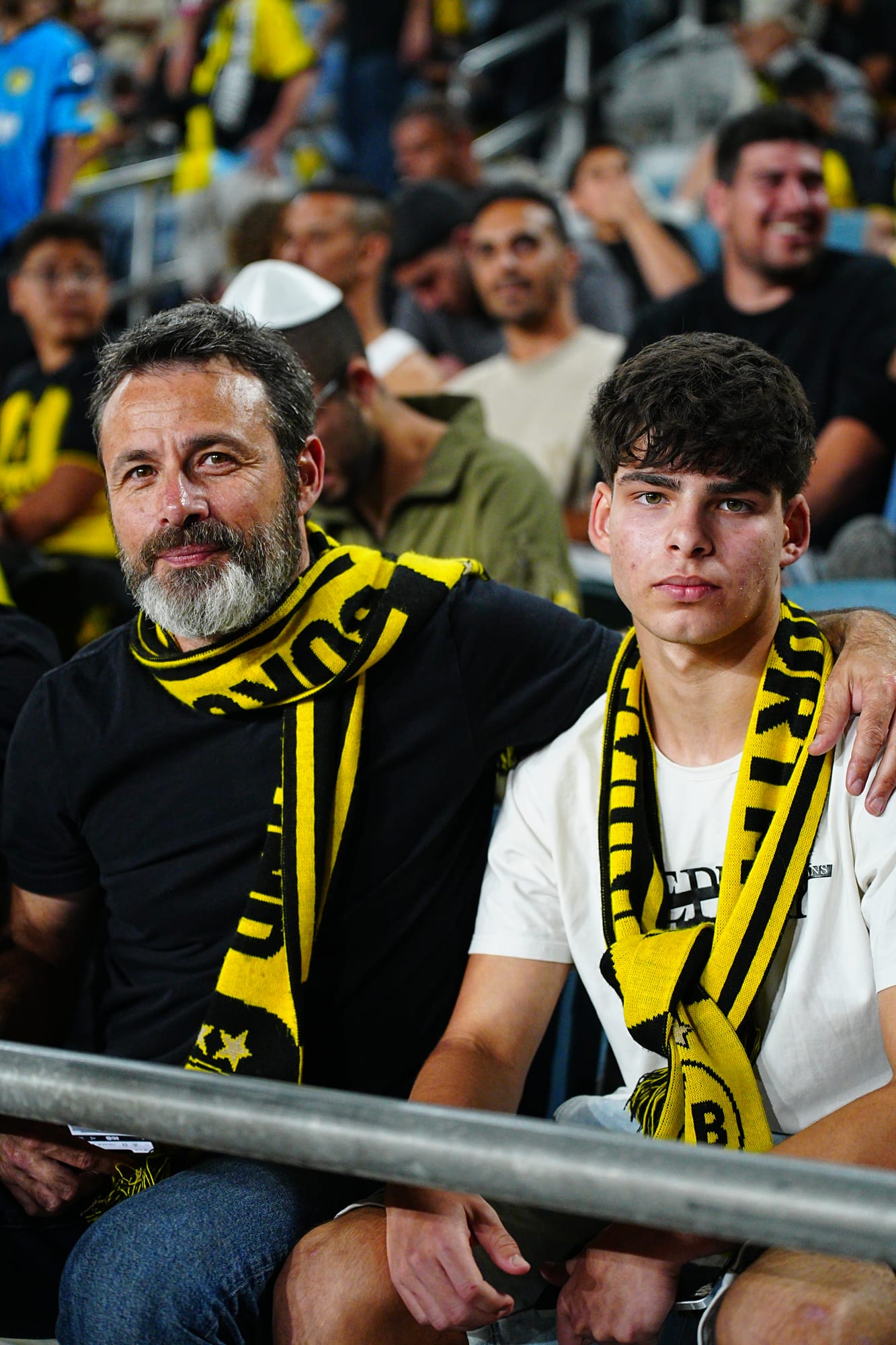 Beitar supporters cheering