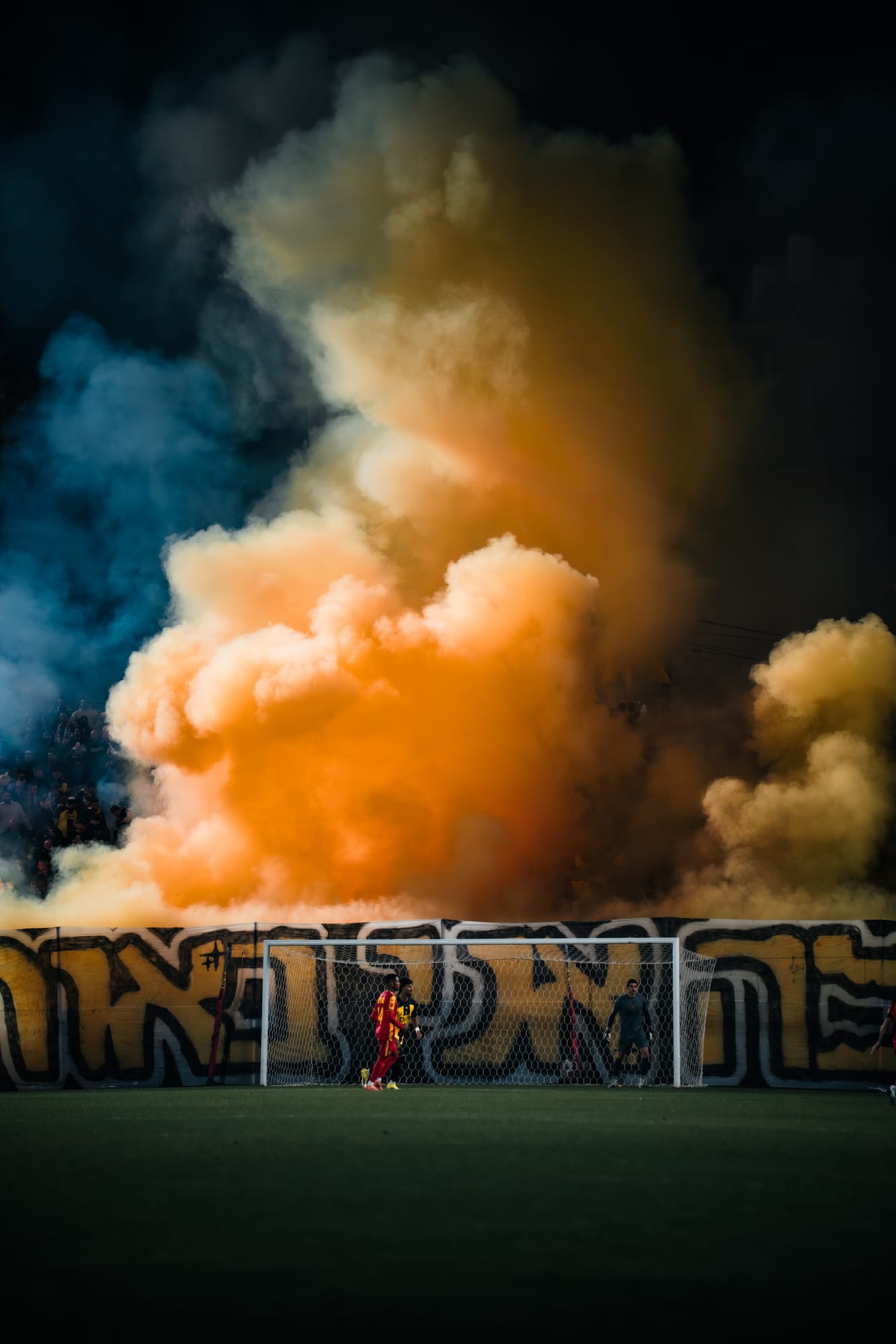 Supporters' choreography in the stand