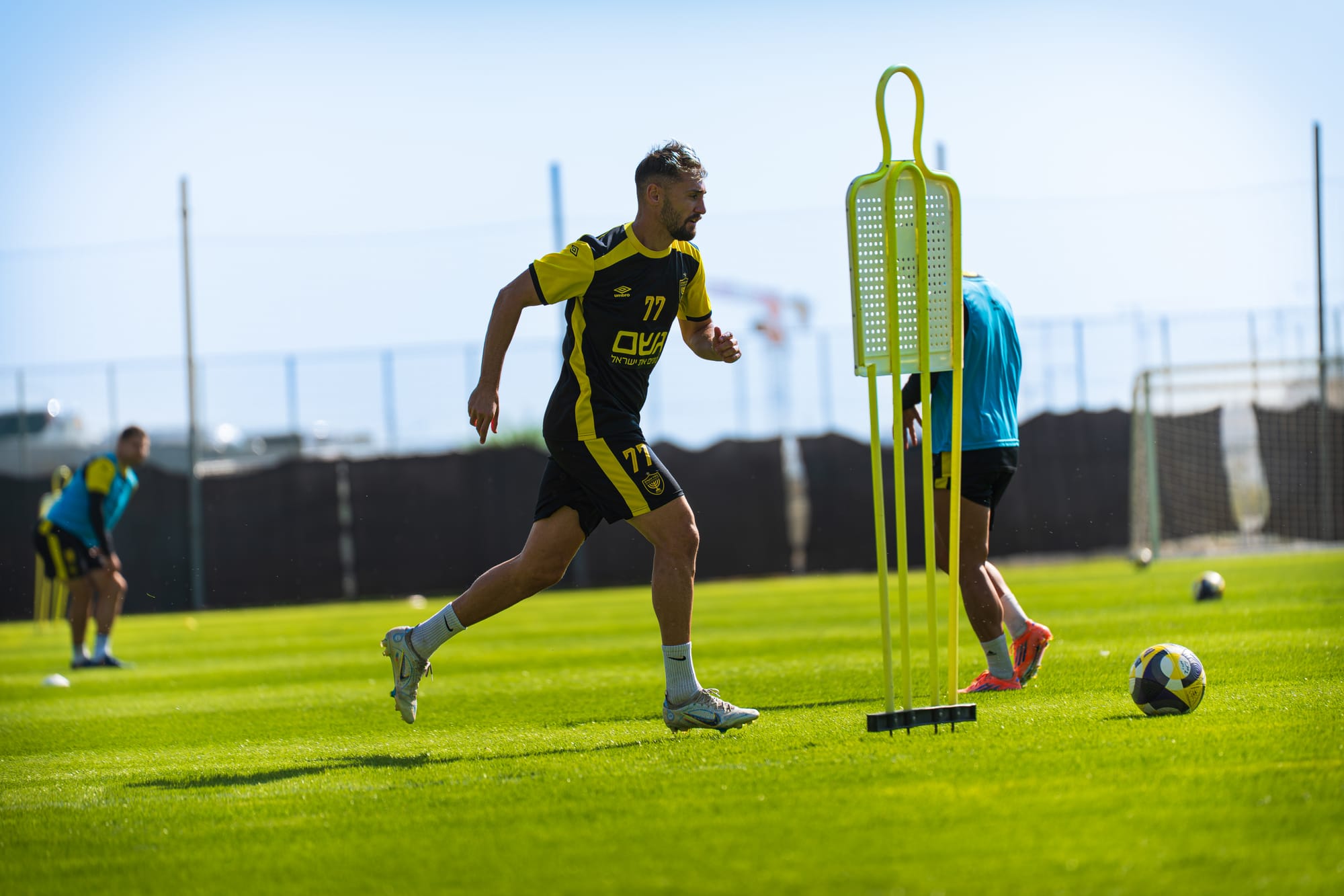 Training session — squad on the pitch
